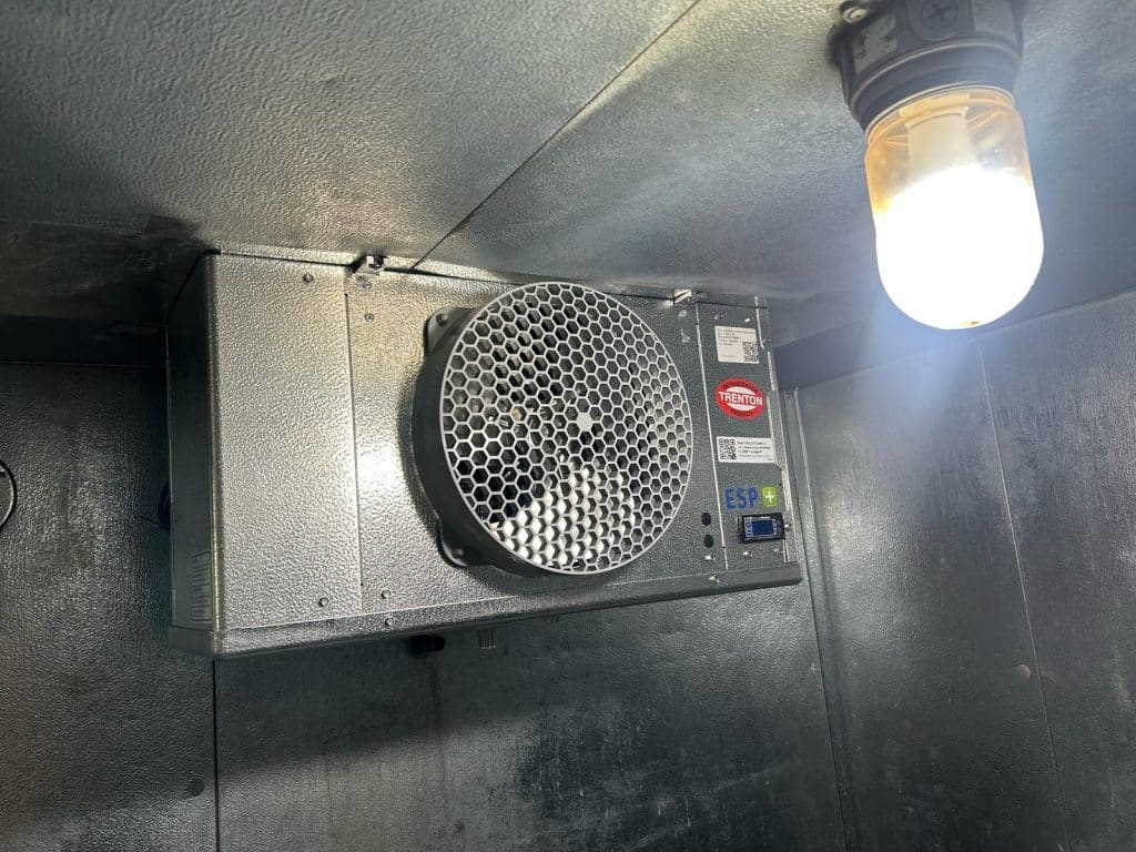 Final Evaporator Unit Installation Completed Inside The Walk In Cooler—fully Wired And Operational 1024x768 1