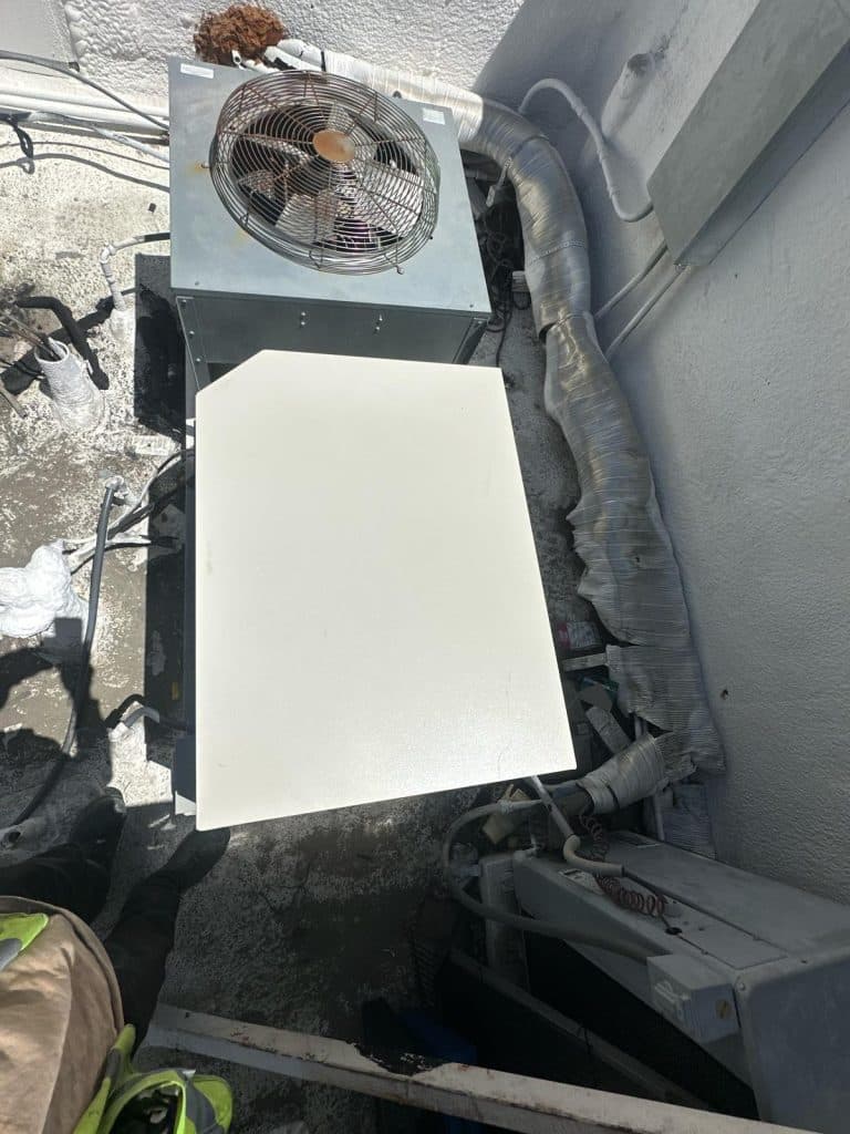 New Rooftop Condenser Unit Positioned And Ready For Connection At Ace Hotel Palm Springs 768x1024 1